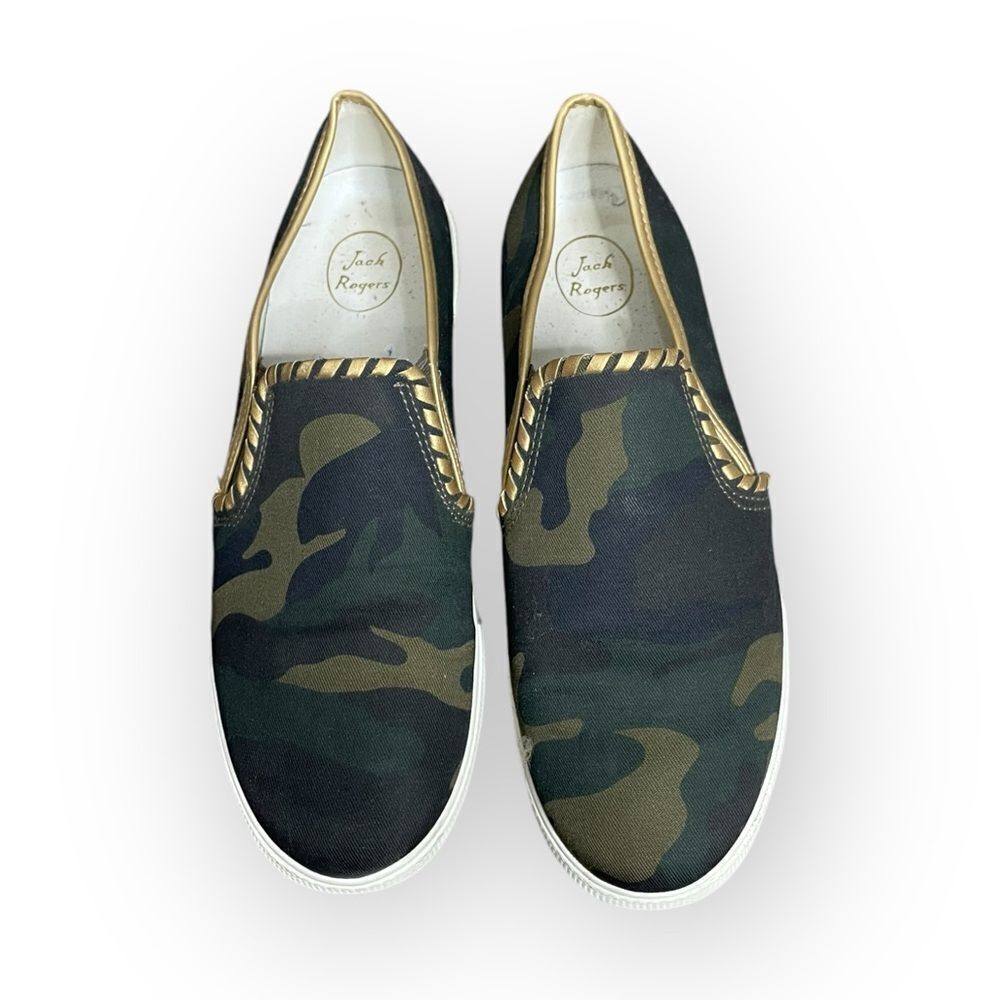 Jack Rogers Camo and Gold Shoes Women’s 10M